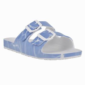 Nine West Splash Flat Slides - Blue - Ireland (MH2495306)